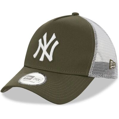 New Era 9Forty A-Frame Trucker Pet New York Yankees (12523894) olijf New Era 9Forty A-Frame Trucker Pet New York Yankees (12523894) olijf