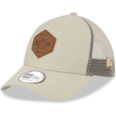 Czapka New Era 9Forty A-Frame Trucker Heritage Patch (12523899) kremowa Czapka New Era 9Forty A-Frame Trucker Heritage Patch (12523899) kremowa
