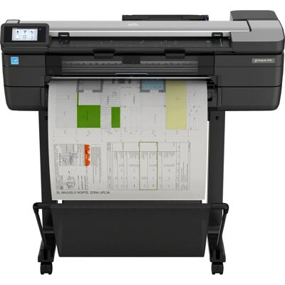 HP Designjet T830 24-tums - Svart, Silver - Storformats multifunktionsskrivare HP Designjet T830 24-tums - Svart, Silver - Storformats multifunktionsskrivare