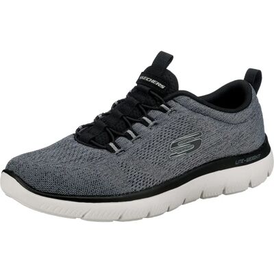 Skechers Louvin Sneakers - Grau/Schwarz/Weiß - Turnschuh Skechers Louvin Sneakers - Grau/Schwarz/Weiß - Turnschuh