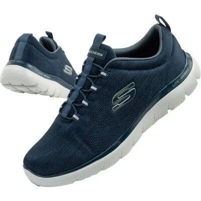 Skechers 232186-Nvy Scarpe Sportive Marine - Calzature Skechers 232186-Nvy Scarpe Sportive Marine - Calzature