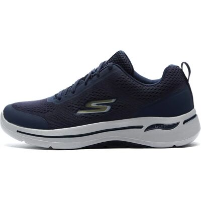Baskets Skechers Go Walk Arch Fit - Idyllic Marine et Or - Publicité Baskets Skechers Go Walk Arch Fit - Idyllic Marine et Or - Publicité