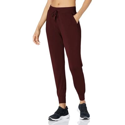 Spodnie damskie Skechers W03PT49-BUBR burgund - Spodnie Spodnie damskie Skechers W03PT49-BUBR burgund - Spodnie