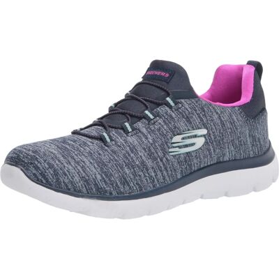 Skechers Summits-Quick Getaway Navy/Hot Pink - Zapatos Skechers Summits-Quick Getaway Navy/Hot Pink - Zapatos
