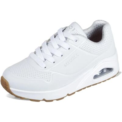 Baskets Skechers Uno Stand On Air - Enfant Blanc EU 33 1/2 - Publicité Baskets Skechers Uno Stand On Air - Enfant Blanc EU 33 1/2 - Publicité