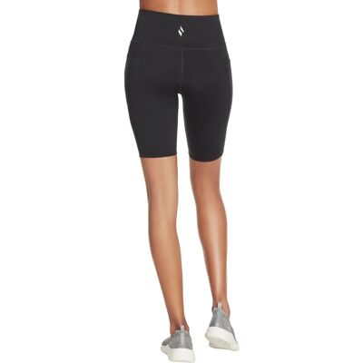 Skechers Hoge Taille Fietsbroek - Nylon, Zwart, Sport Skechers Hoge Taille Fietsbroek - Nylon, Zwart, Sport