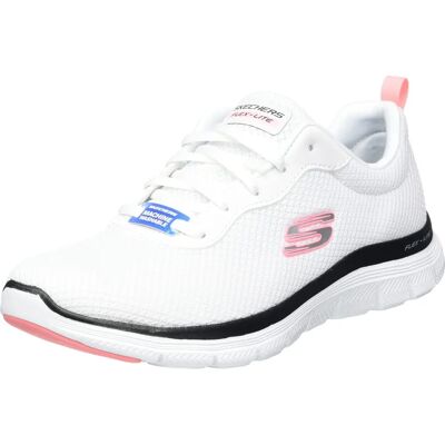 Skechers Vit/Svart Flex Appeal Träningsskor - Skor Skechers Vit/Svart Flex Appeal Träningsskor - Skor