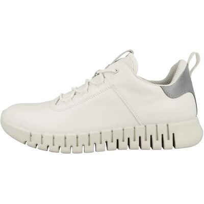 Ecco Sneaker Gruuv Lea - Weiß - Herren Alljahreslauf Ecco Sneaker Gruuv Lea - Weiß - Herren Alljahreslauf