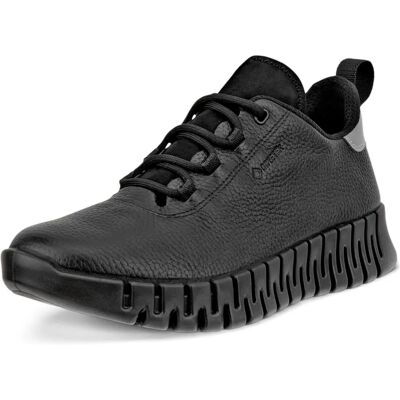 ECCO Womens Gruuv GORE-TEX Walking Sneakers - Black - Size 6.5-7 - Sneaker ECCO Womens Gruuv GORE-TEX Walking Sneakers - Black - Size 6.5-7 - Sneaker