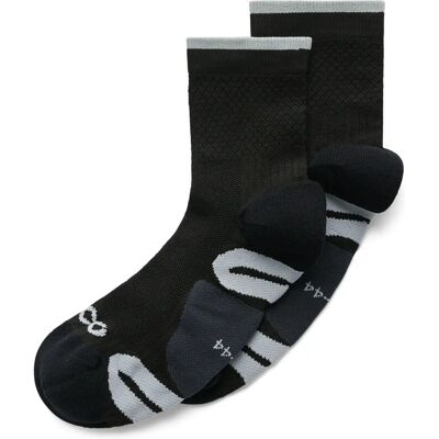 ECCO Tech Tour Lite Mid-Cut - Unisex Socken - Schwarz - Größe 45-47 ECCO Tech Tour Lite Mid-Cut - Unisex Socken - Schwarz - Größe 45-47