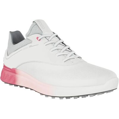 Ecco S-Three Weiß/Rosa Golfschuhe - Golf Shoes Ecco S-Three Weiß/Rosa Golfschuhe - Golf Shoes