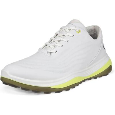 Ecco LT1 M Weiße/gelbe Wasserdichte Golfschuhe - Golfschuhe Ecco LT1 M Weiße/gelbe Wasserdichte Golfschuhe - Golfschuhe
