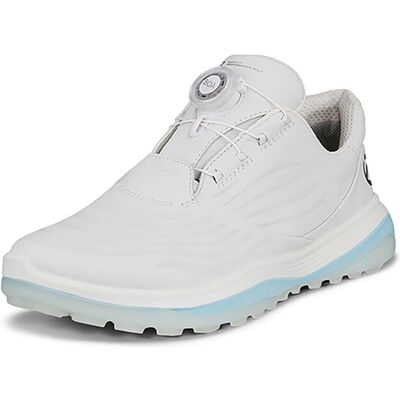 Ecco Golf LT1 BOA WP Golfschuh hellgrau helltürkis Ecco Golf LT1 BOA WP Golfschuh hellgrau helltürkis
