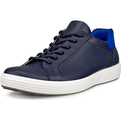 ECCO Soft 7 M Scarpe sportive in pelle blu - Sneakers ECCO Soft 7 M Scarpe sportive in pelle blu - Sneakers