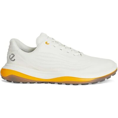 ECCO Hvite Gule Golf Shoes LT1 - Vanntett Lær - Golf Sko ECCO Hvite Gule Golf Shoes LT1 - Vanntett Lær - Golf Sko