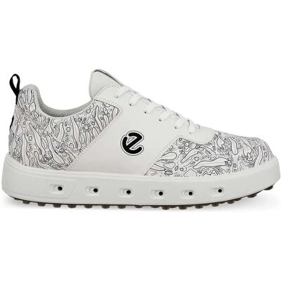 Zapatos de golf impermeables de cuero Ecco 720 Street - Blanco - Hombre Zapatos de golf impermeables de cuero Ecco 720 Street - Blanco - Hombre