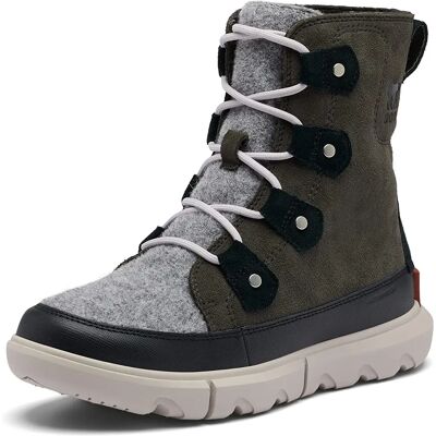 Sorel Explorer II Joan Schwarze / Graue Wanderschuhe - Schuhe Sorel Explorer II Joan Schwarze / Graue Wanderschuhe - Schuhe