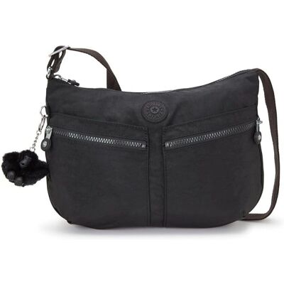 Kipling Basic Eyes Wide Open Izellah Sac à Bandoulière Moyen Noir Noir - Publicité Kipling Basic Eyes Wide Open Izellah Sac à Bandoulière Moyen Noir Noir - Publicité