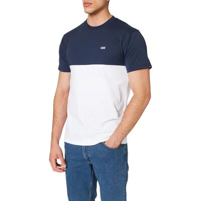 Vans Colourblock Camiseta - blanco/azul vestido Vans Colourblock Camiseta - blanco/azul vestido