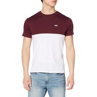 Vans Colourblock T-Shirt - weiß/port royale Vans Colourblock T-Shirt - weiß/port royale