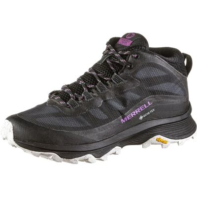 Merrell Ladies Moab Speed Mid Gtx Boot - Black - Outdoor Shoes Merrell Ladies Moab Speed Mid Gtx Boot - Black - Outdoor Shoes