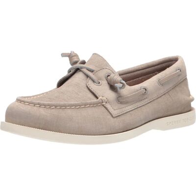 Sperry Grau Nubukleder 2-Augen Plushwave Bootsschuh - Schuhe Sperry Grau Nubukleder 2-Augen Plushwave Bootsschuh - Schuhe