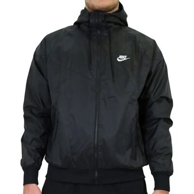 Nike Windrunner Hoodie - Gerecycled Polyester - Zwart 3XL Nike Windrunner Hoodie - Gerecycled Polyester - Zwart 3XL