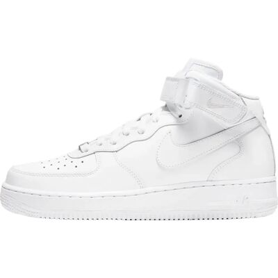 Nike - Air Force 1 Mid - Blanc - Femme - Chaussures - Publicité Nike - Air Force 1 Mid - Blanc - Femme - Chaussures - Publicité