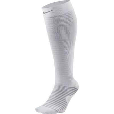 Nike Spark Leichte Überknielange Kompressionslauf-Socken - Weiß - Lauf Socken Nike Spark Leichte Überknielange Kompressionslauf-Socken - Weiß - Lauf Socken