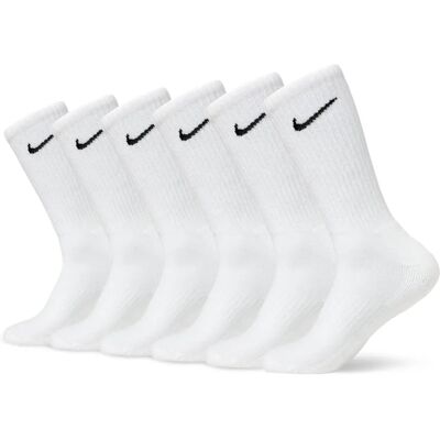 Nike 6er-Pack Everyday Cushion Crew Socken (SX7667) - (SX7666) weiß/schwarz Nike 6er-Pack Everyday Cushion Crew Socken (SX7667) - (SX7666) weiß/schwarz