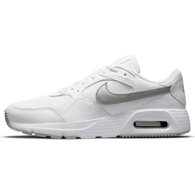 Nike Air Max SC Blanc/Argent Chaussures Femme Toute l'Année - Sneakers - Publicité Nike Air Max SC Blanc/Argent Chaussures Femme Toute l'Année - Sneakers - Publicité