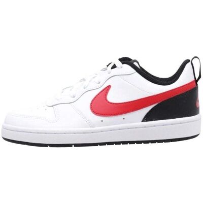 Nike Court Borough Low 2 Buty Dziecięce Czerwone Białe - Buty Skate Nike Court Borough Low 2 Buty Dziecięce Czerwone Białe - Buty Skate