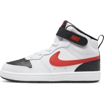 Nike Court Borough Mid 2 GS (CD7782) - weiß/schwarz/universitätsrot Nike Court Borough Mid 2 GS (CD7782) - weiß/schwarz/universitätsrot