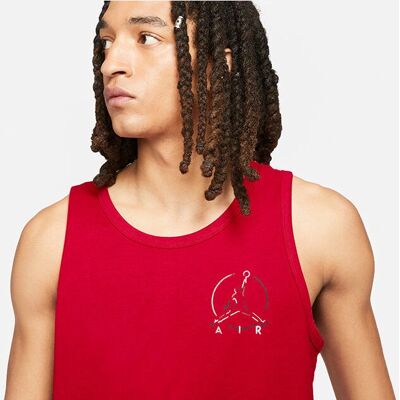 Röd ärmlös T-shirt Nike Air Jordan Jumpman DB1551687 - Sportkläder Röd ärmlös T-shirt Nike Air Jordan Jumpman DB1551687 - Sportkläder
