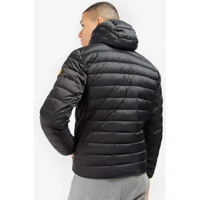Barbour International Racer Ouston Hooded Quilted Jacket - Black - Size Large Barbour International Racer Ouston Hooded Quilted Jacket - Black - Size Large