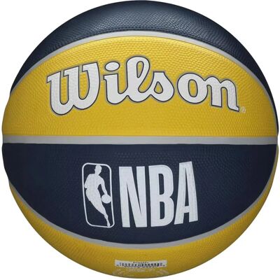 Pallone da basket in gomma Wilson Indiana Pacers - Modello tributo NBA Pallone da basket in gomma Wilson Indiana Pacers - Modello tributo NBA