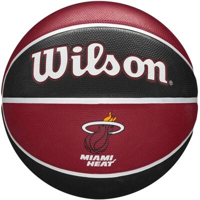 Wilson Miami Heat Kosárlabda - Méret 7 - Gumi - Uniszex Wilson Miami Heat Kosárlabda - Méret 7 - Gumi - Uniszex