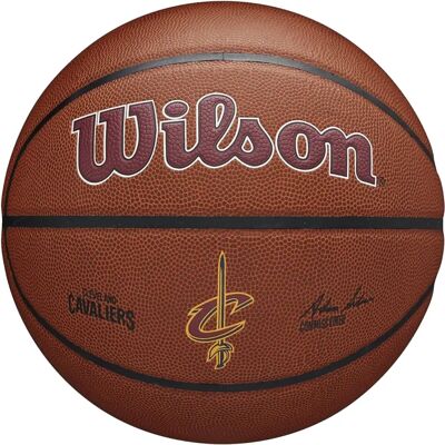 Koszykówka Wilson Cleveland Cavaliers - WTB3100XBCLE - Uniseks - Brązowy Koszykówka Wilson Cleveland Cavaliers - WTB3100XBCLE - Uniseks - Brązowy