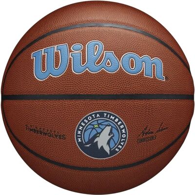 Wilson Timberwolves Team Basketball WTB3100XBMIN - Größe 7 Wilson Timberwolves Team Basketball WTB3100XBMIN - Größe 7