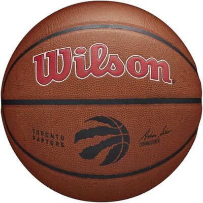 Piłka do koszykówki Wilson Toronto Raptors - Rozmiar 7 - Brązowa Piłka do koszykówki Wilson Toronto Raptors - Rozmiar 7 - Brązowa