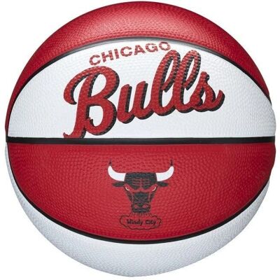 Mini basketball Wilson NBA Team Retro - Rouge - Publicité Mini basketball Wilson NBA Team Retro - Rouge - Publicité