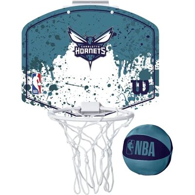 Wilson Charlotte Hornets Mini Basketball Korb - Blau Wilson Charlotte Hornets Mini Basketball Korb - Blau