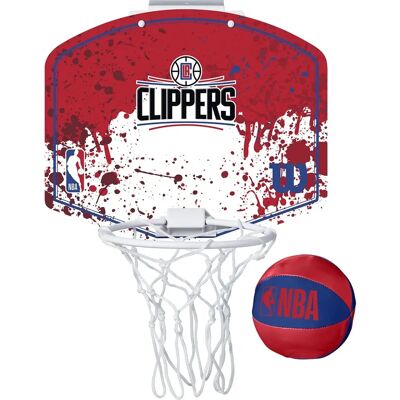 Mini Kosz Wilson NBA Los Angeles Clippers - Unisex Czerwony Plastik Mini Kosz Wilson NBA Los Angeles Clippers - Unisex Czerwony Plastik