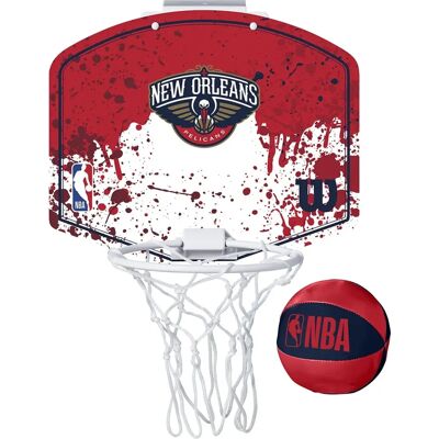 Wilson New Orleans Pelicans Mini Korb - Basketball-Rückbrett Wilson New Orleans Pelicans Mini Korb - Basketball-Rückbrett