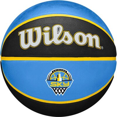 Ballon de basket Wilson WNBA Tribute - Résistant extérieur - Publicité Ballon de basket Wilson WNBA Tribute - Résistant extérieur - Publicité
