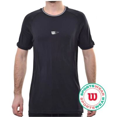 Wilson Series Seamless Crew 2.0 Zwart T-shirt Wilson Series Seamless Crew 2.0 Zwart T-shirt