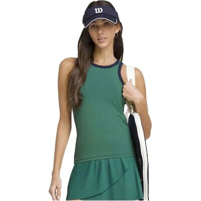 Wilson Modello: Fieldhouse Tank Lite - Verde - Top senza maniche Wilson Modello: Fieldhouse Tank Lite - Verde - Top senza maniche