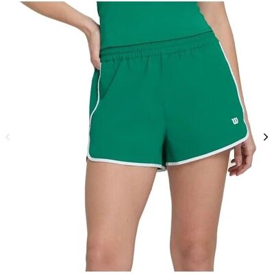 Wilson Team Short - Short de tennis femme vert - Publicité Wilson Team Short - Short de tennis femme vert - Publicité