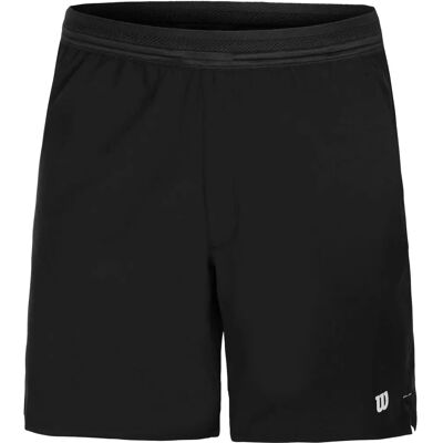 Wilson Team Short 7" Zwart - Tennisshorts Wilson Team Short 7" Zwart - Tennisshorts