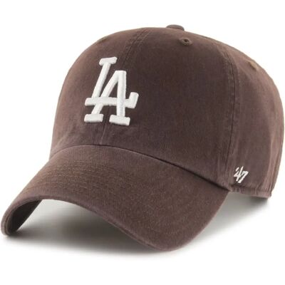 47 Brand Bruine Dodgers Cap - Verstelbaar, Katoen, Klassieke Stijl 47 Brand Bruine Dodgers Cap - Verstelbaar, Katoen, Klassieke Stijl
